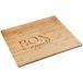 KESPER buffetplaat/fornuisafdekplaat met inbrand, materiaal: bamboe, afmetingen: 56 x 50 x 4 cm, houtdikte: 1,6 cm, kleur: bruin