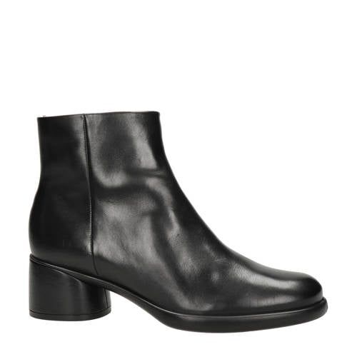 Ecco Leather Ankle Boots - Black