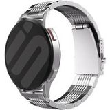 Strap-it Samsung Bracelet luxe à maillons acier Samsung Galaxy Watch 3 45mm (argent)