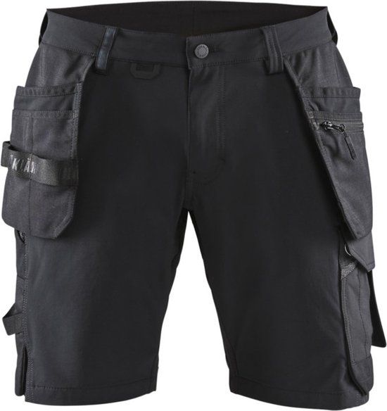 Blåkläder Short 4-weg stretch 1520-1645 - Zwart/Donkergrijs - C50