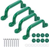 Relaxdays Klimgrepen - Set van 4 - Groen