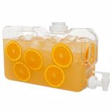 Gerimport Robinet de distributeur de boissons / d'eau - 4 Litres - Plastique - Transparent