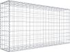 Gabion 200 cm x 100 cm x 40 cm (L x H x P), maille 10 cm x 10 cm, spirale
