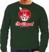 Bellatio Decorations Shoppartners Bv Rendier Kerstbal sweater / Kerst trui Merry Christmas groen voor heren - Kerstkleding / Christmas outfit M