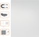 Nobo whiteboard 45x60cm, magnetisch, frameloos, modulair