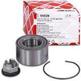 febi bilstein 05526 wiellagerset met kroonmoer en borgring, 1 stuk