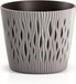 Prosperplast Sandy Ronde bloempot 2-in-1 rond met kunststof pot (262 mm, grijs)