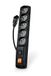 acar F5 IEC 5-voudige stekkerdoos met overspanningsbeveiliging en 3 m kabel