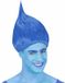 Widmann-WDM02099 Trolly Pruik Blauw Kunsthaar Unisex Kort Steil Kinderen en volwassenen