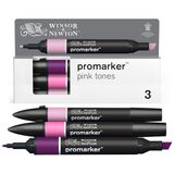 Winsor & Newton Promarker Set van 3 roze tinten