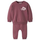 NAME IT BABY set met print - paars