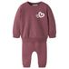 NAME IT BABY set met print - paars