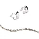 24 couleurs Boucle d'oreille créole en aluminium femme