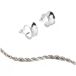 24 couleurs Boucle d'oreille créole en aluminium femme