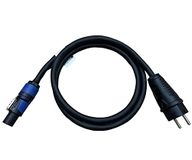 NWP Netsnoer 1,5 m powerCON blauw op 230V Schuko stekker - 3x2,5mm² - rubberen slang - NAC3FXXA-W-L Power-In (blauw)