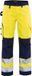 Blåkläder Dames werkbroek High Vis zonder spijkerzakken 7155-1811 - High Vis Geel/Marineblauw - D23
