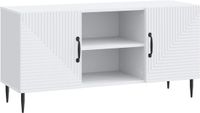 vidaXL TV-kast Wit 102 x 34,5 x 50 cm Bewerkt hout