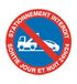 AUA SIGNALETIQUE - Panel voor parkeerplaats, uitgang dag en nacht 24 uur – Ø 230 mm, PVC 1,5 mm