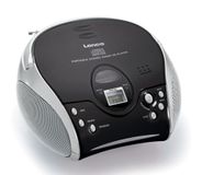 Lenco SCD-24 Draagbare Radio CD Speler - Zwart/Zilver