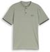 Tom Tailor Poloshirt met opstaande kraag - Maat XXXL - Greyish Shadow Olive