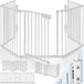 KIDUKU® barrière de sécurité métal avec porte 240 cm