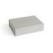 HAY Boîte avec couvercle Colour Storage S 25,5x33 cm Gris