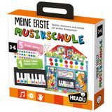 Headu "Mijn eerste muziekschool!" Montessori muziekspel, piano leerset, educatief spel voor kinderen van 3 tot 6 jaar, kinderpiano bordspel (DE60735)