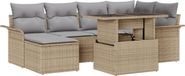 vidaXL Banc de jardin beige