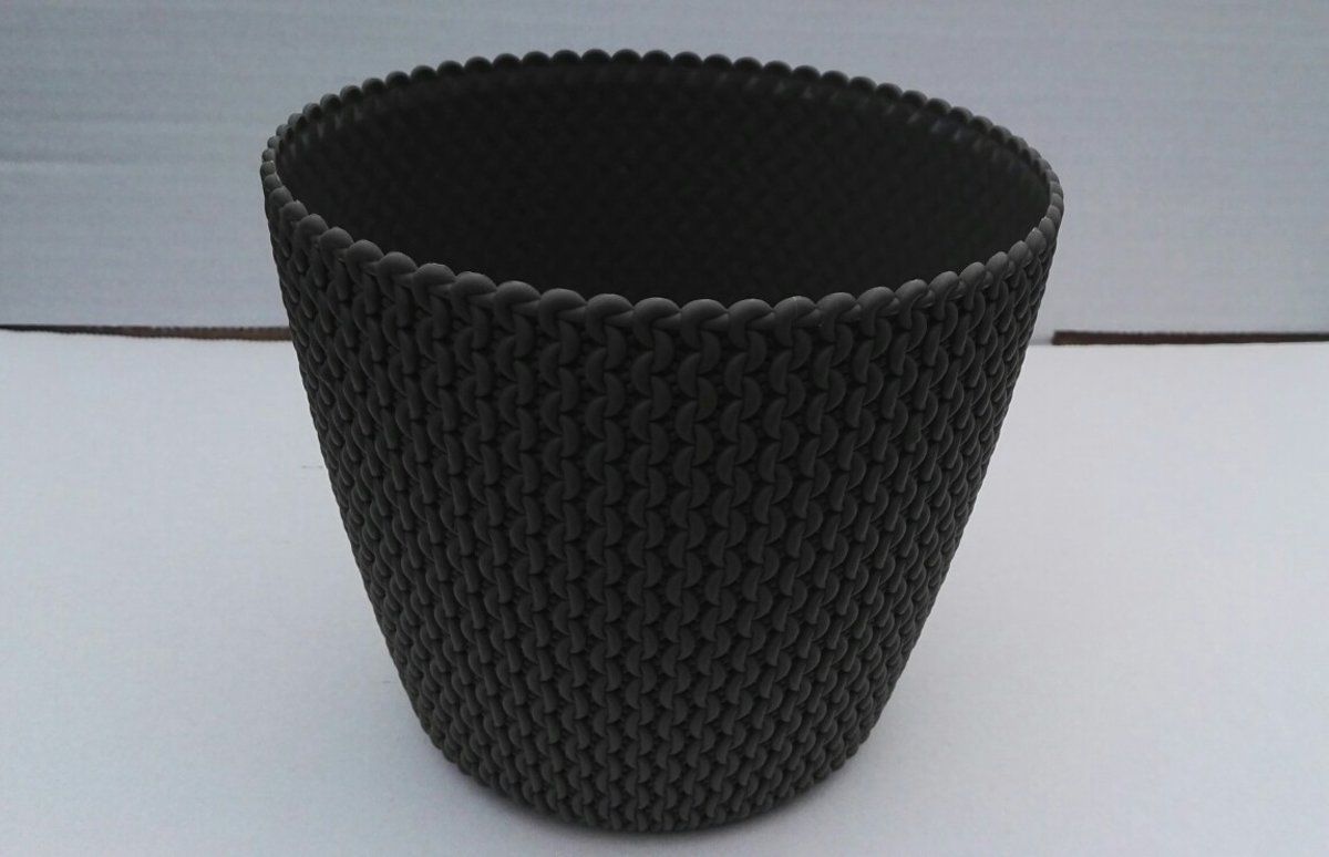 Prosperplast Bloempot Buiten Binnen Rond Splofy 30cm STEENGRIJS / 2 STUKS