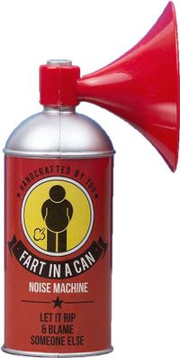 Jollity Works Fart In A Can - Scheet spuitbus - Scheet Claxon - 6 Klassieke Scheten