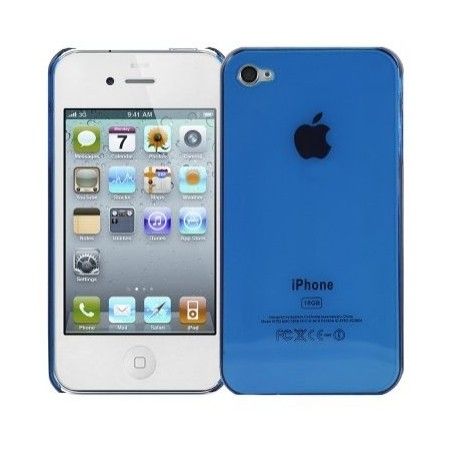 Logotrans 103196 - Mobiele telefoon behuizing - Blauw - Apple iPhone 4
