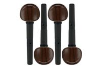 Wittner 270111S04P, set van 4 viool fijne stemwervels, voor 4/4-3/4 viool, Ø 7,8/1:30, palissanderkleuren, 4-pack, Made in Germany