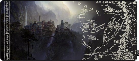 Lexip The Lord of the Rings XXL Gaming Muismat-Rivendell (PC) Nieuw