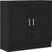 vidaXL Bibliothèque - 4 étagères - 82,5 x 30,5 x 80 cm - Bois d'ingénierie - Chêne noir