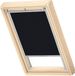 VELUX Origineel Verduisterend Rolgordijn (DKL), Zilveren Kozijn, MK06, Zwart