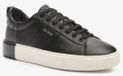 GUESS Vice Zwarte Leren Herensneakers Maat 42