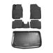 OMAC 3207444-250 Ensemble de tapis de sol noir, ETP (élastomère thermoplastique)