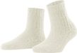 FALKE Bedsock Rib dik gedessineerd wol kasjmier sokken dames wit - maat 35-38