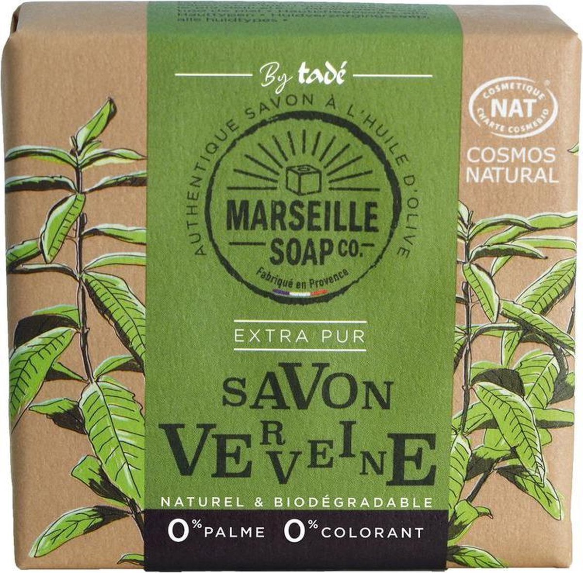 Marseille Soap Verbenazeep cosmos nat 100 gram