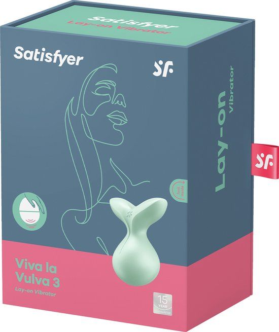Satisfyer Viva la Vulva 3 - Lay-On Vibrator - Green