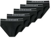 Schiesser 5PACK Rio-Slip zwart - 95/5 Heren Onderbroek