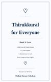 Thirukkural Independently Published Thirukkural for Everyone- Thirukkural for Everyone Paperback