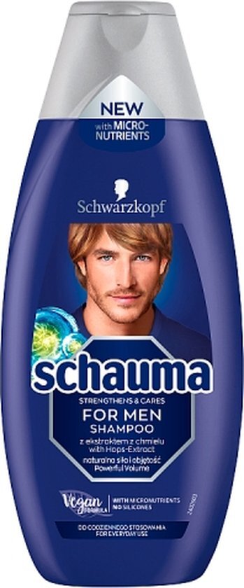 Schuma Schauma - For Men Shampoo With Hops-Extract 400Ml Hops Ecstract