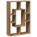 VidaXL Boekenkast 63x20x90 cm bewerkt hout eikenkleurig