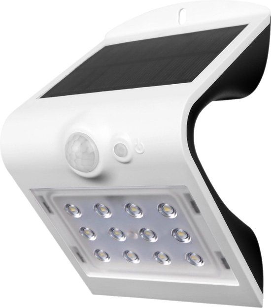 LED's Light Solar LED Wandlamp met Bewegingssensor - Wit