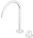 Hotbath Cobber CB023H hoge 2-gats wastafelmengkraan mat wit