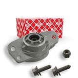 febi bilstein 37882 Strut Top Mounting Kit met schroeven en moer, pak van één, Grijs