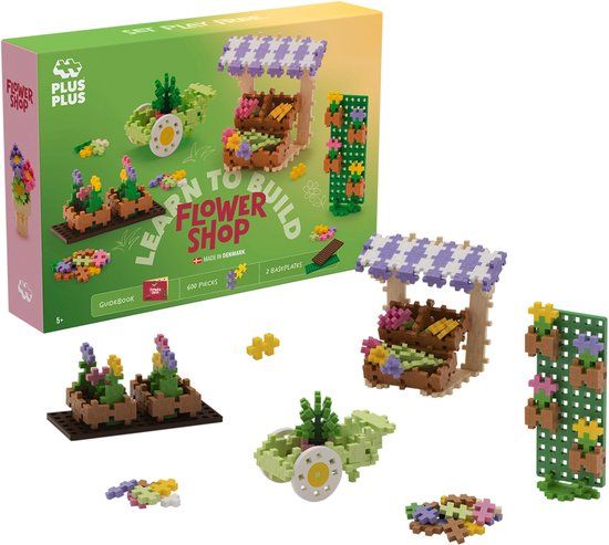 Plus-Plus Learn to Build Bloemenwinkel 600-delige Bouwset