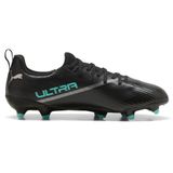 PUMA ULTRA 7 MATCH FG/AG Jr Unisex Sportschoenen - PUMA Black-Intense Mint