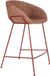 Zuiver Feston Barkrukken 65 cm Terra/ Rood - Set van 2